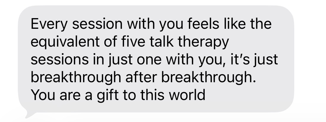 Client message after session